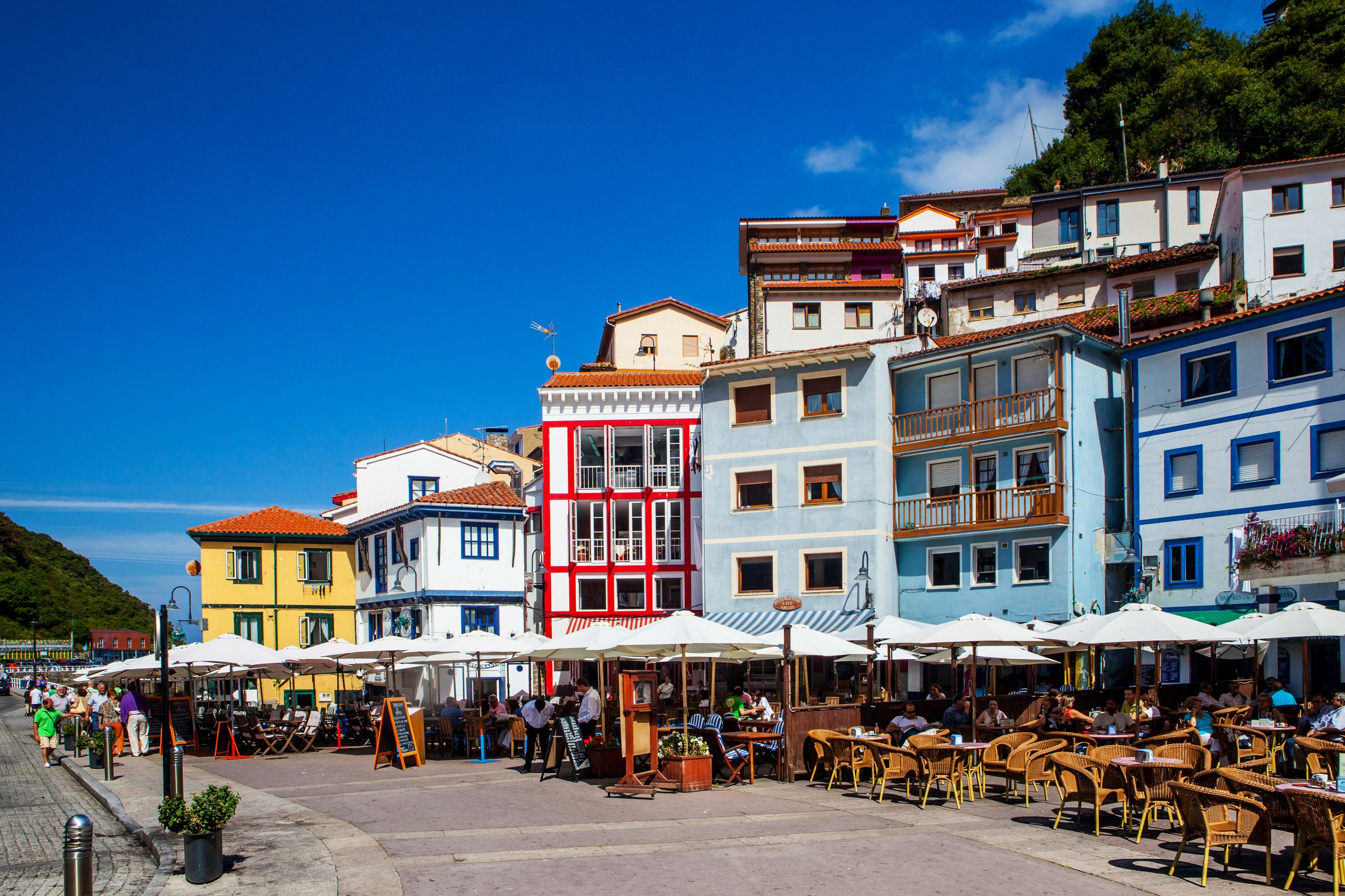 Charming cafés in Asturias, Spain, perfect for a summer getaway in July.