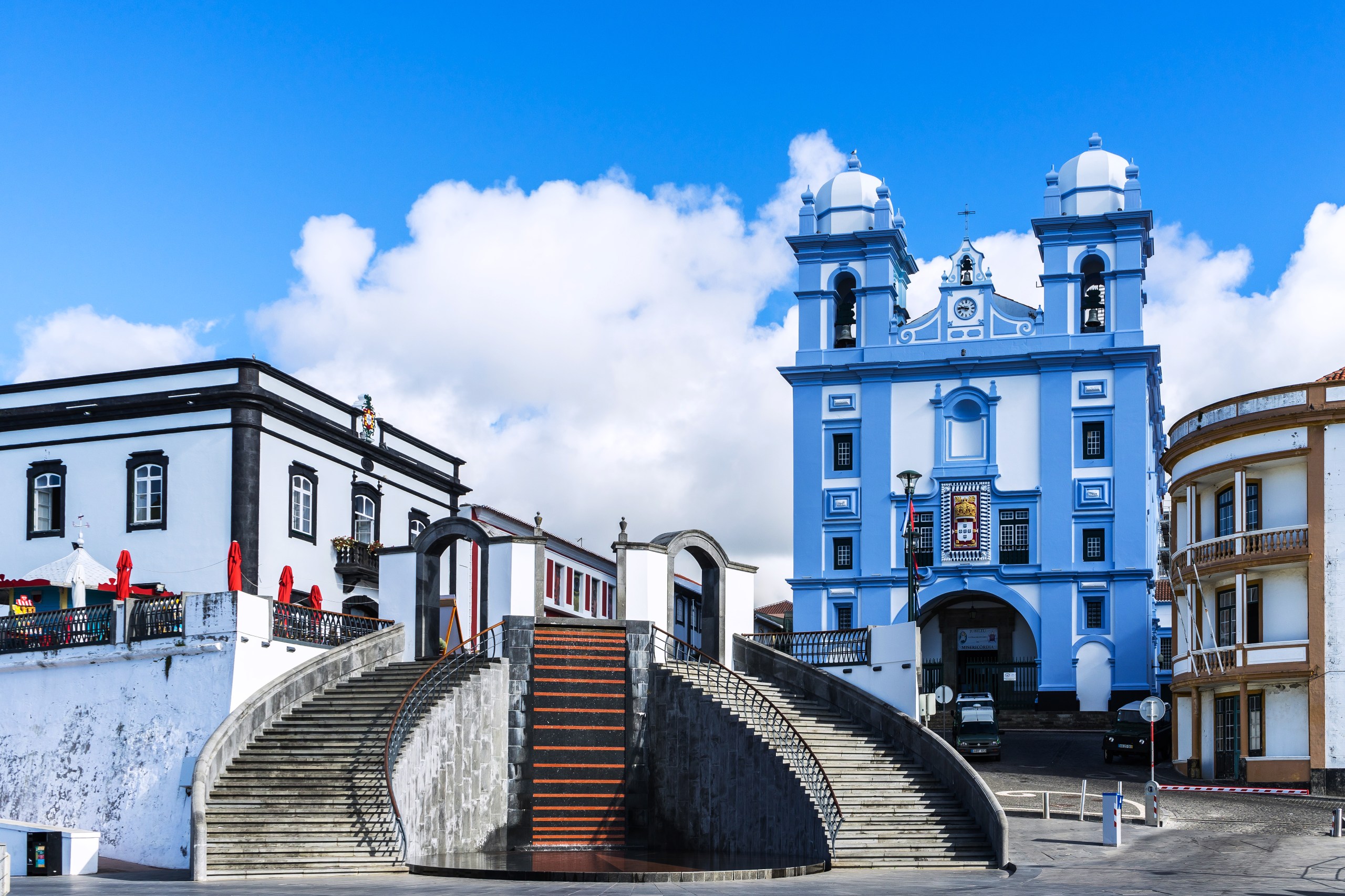 Igreja da Misericordia in the Azores, a serene July destination.