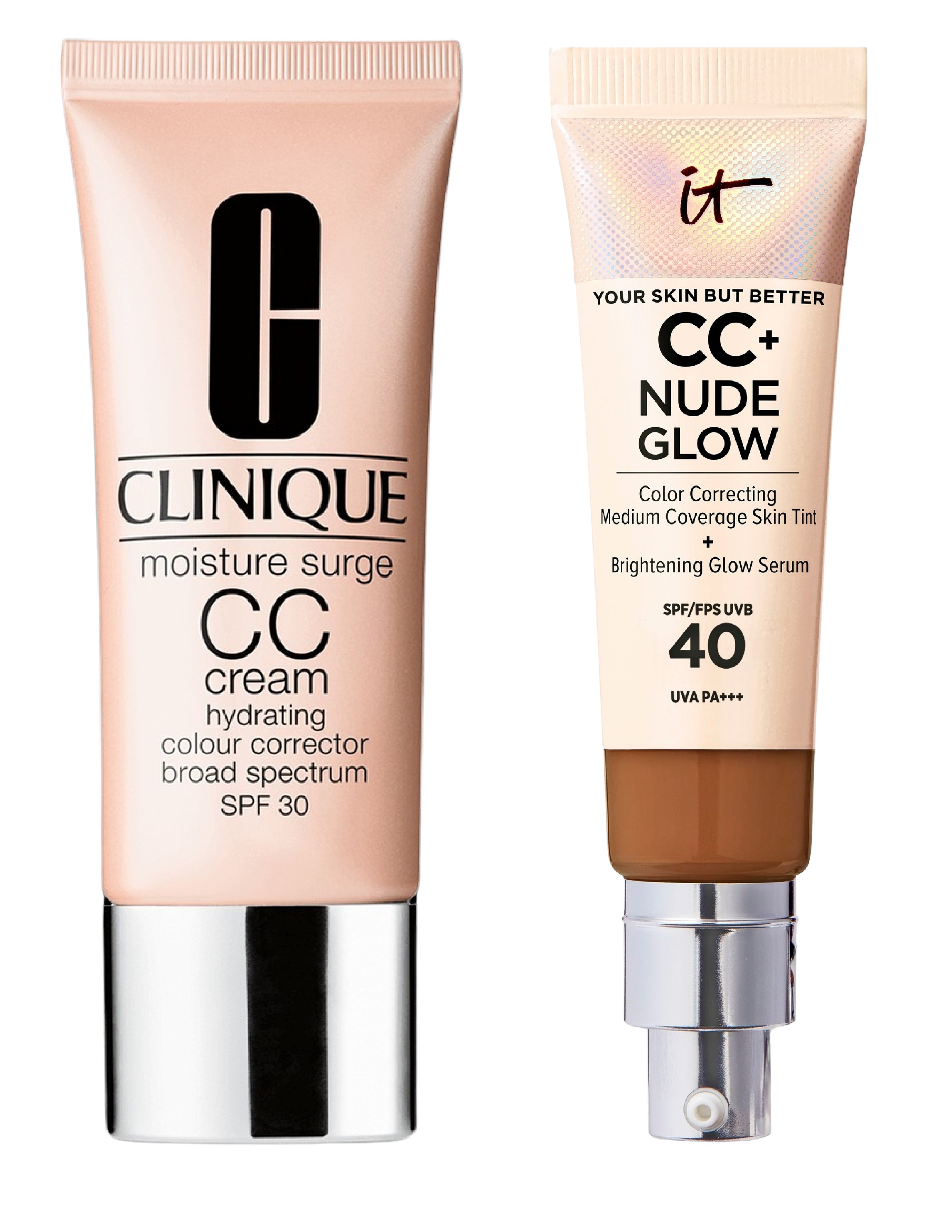 Three tubes of CC cream.