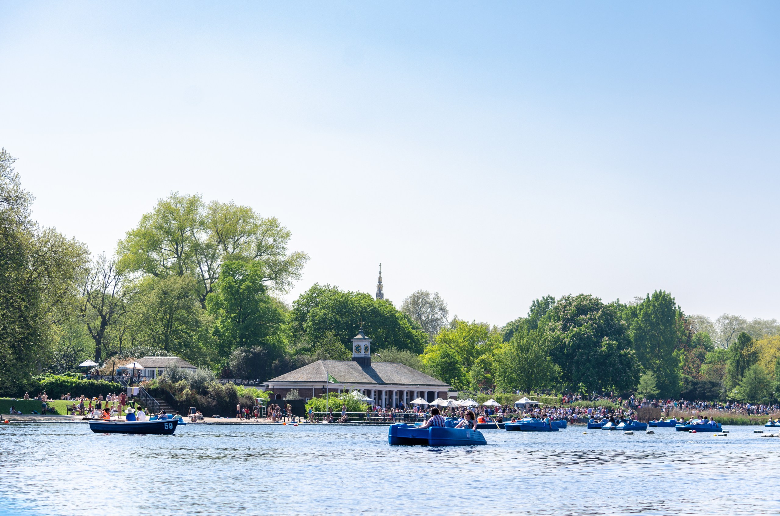 Hyde Park is one of the best places to keep cool in the London heatwave